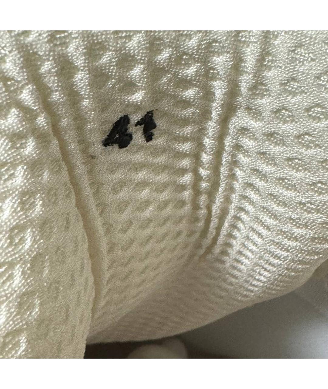 RAF SIMONS Серебряные текстильные низкие кроссовки / кеды, фото 6