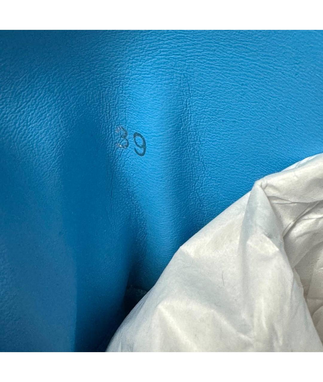 RAF SIMONS Синие текстильные кроссовки, фото 6