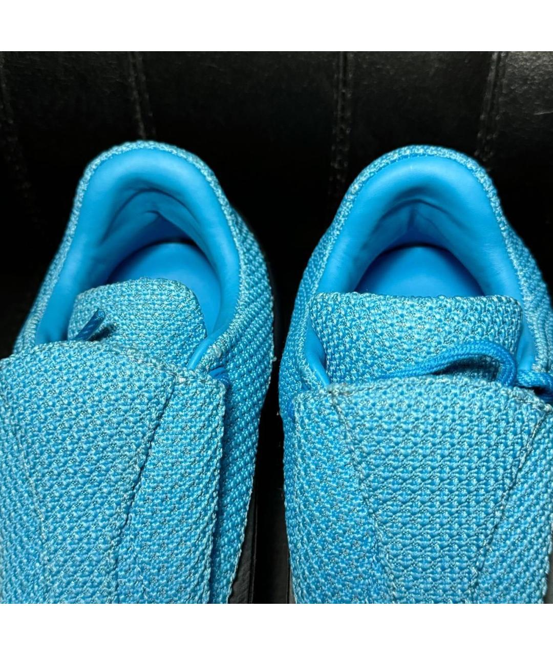RAF SIMONS Синие текстильные кроссовки, фото 8