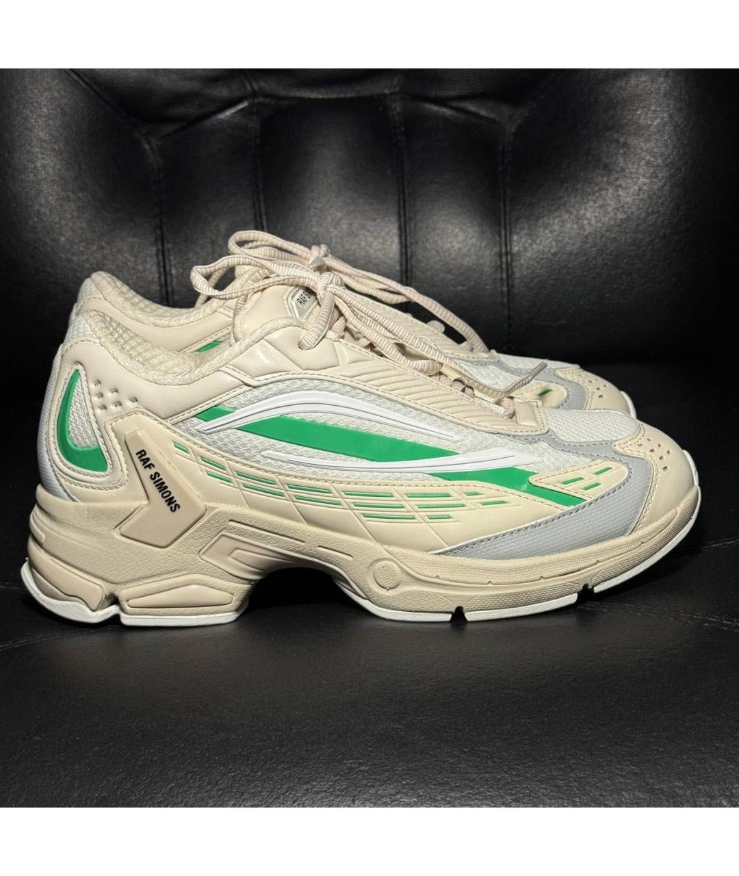 RAF SIMONS Бежевые текстильные кроссовки, фото 9