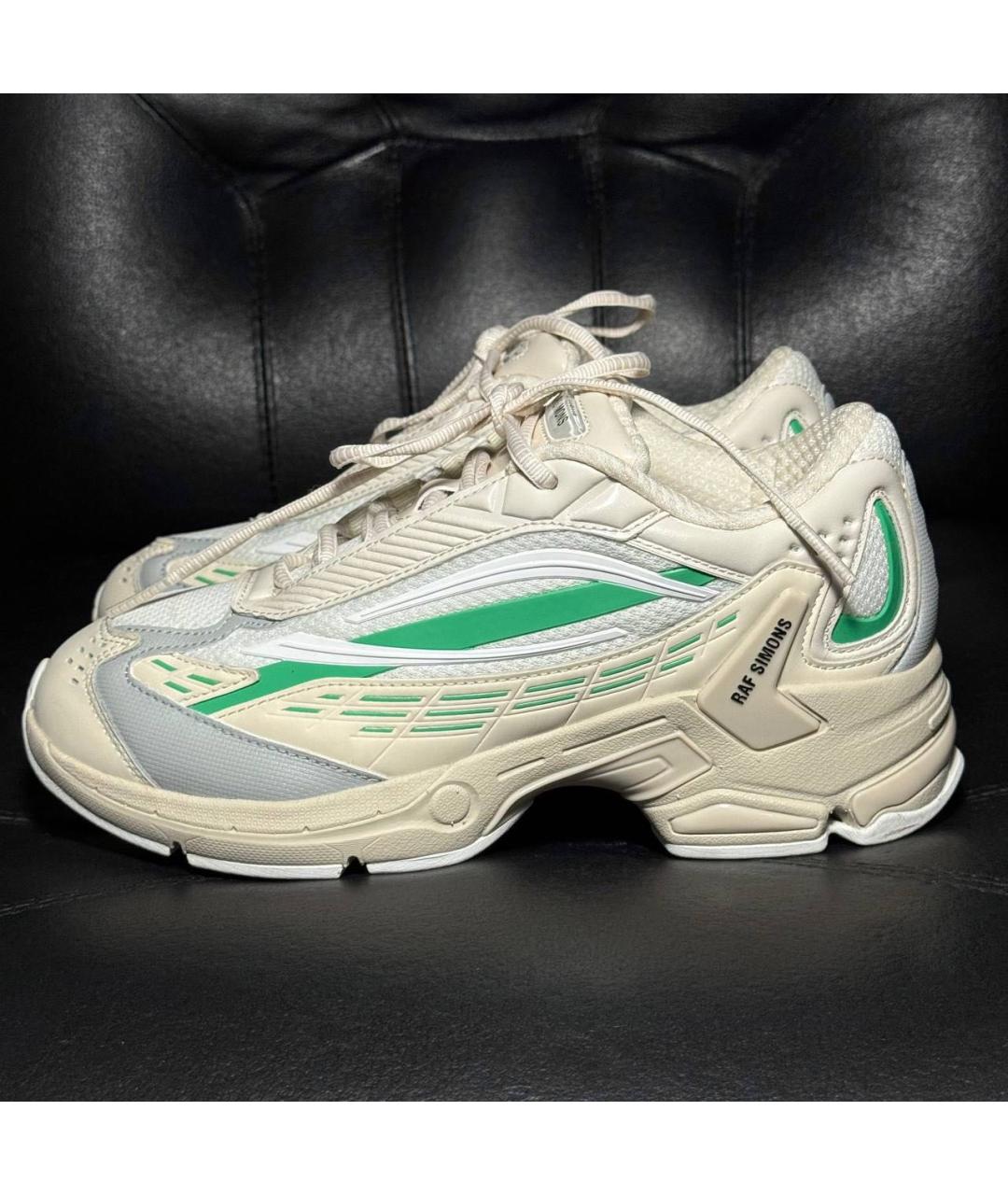 RAF SIMONS Бежевые текстильные кроссовки, фото 3