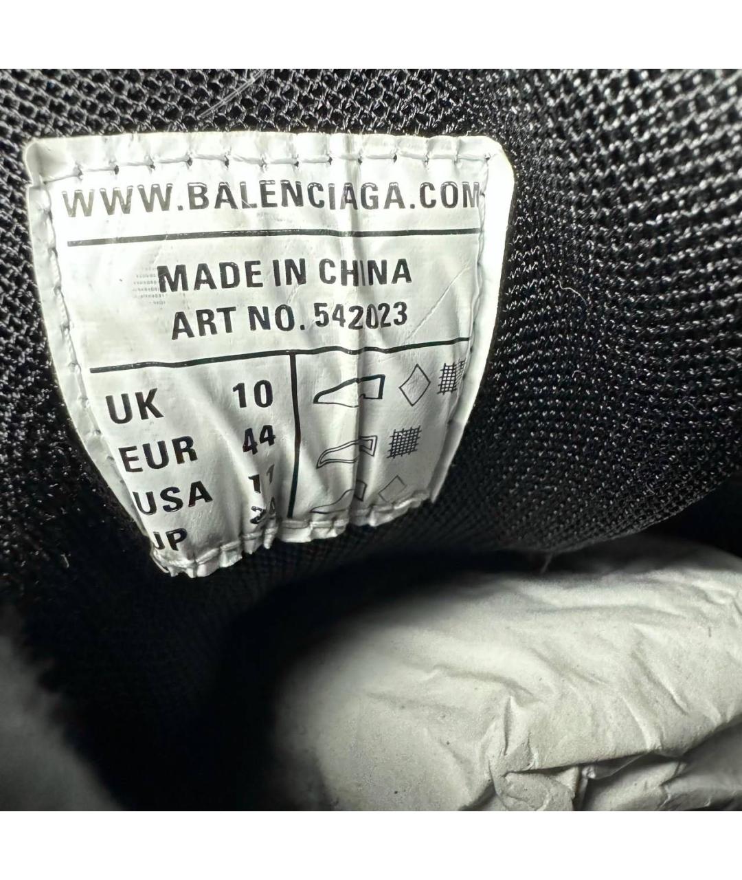 BALENCIAGA Салатовые текстильные низкие кроссовки / кеды, фото 6