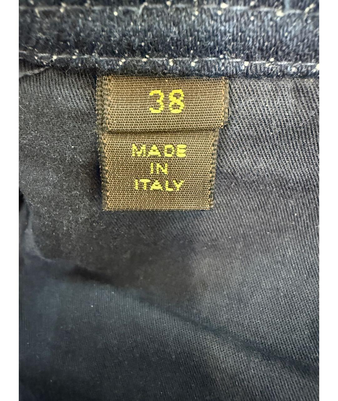 LOUIS VUITTON Темно-синие хлопко-эластановые джинсы слим, фото 6