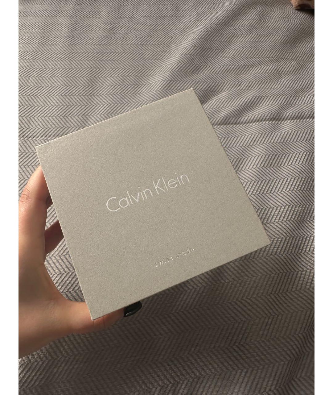 CALVIN KLEIN Серебряные металлические часы, фото 5