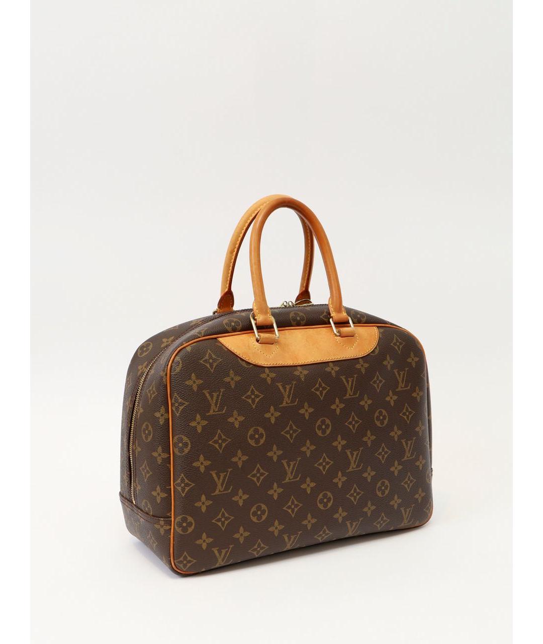 LOUIS VUITTON Коричневая сумка с короткими ручками, фото 3