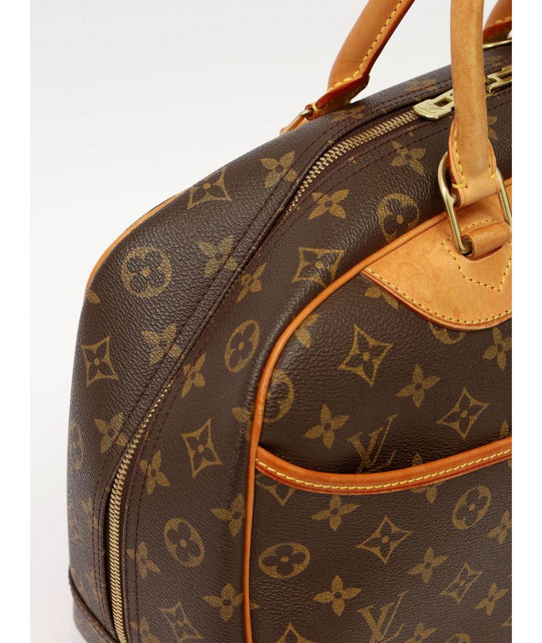 LOUIS VUITTON Коричневая сумка с короткими ручками, фото 7