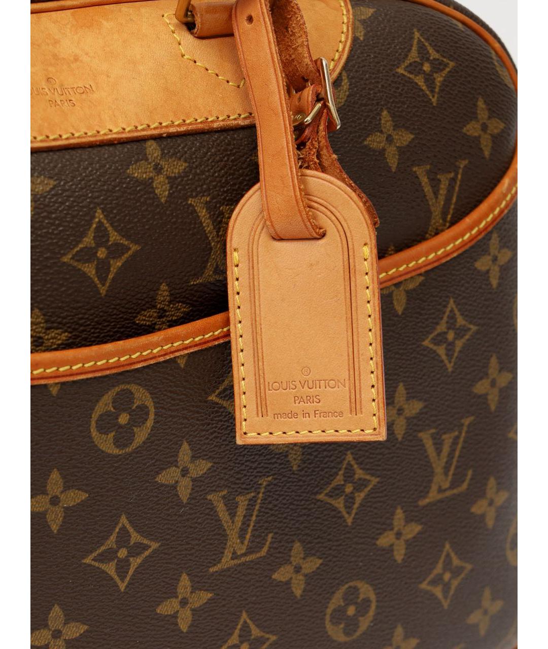 LOUIS VUITTON Коричневая сумка с короткими ручками, фото 6