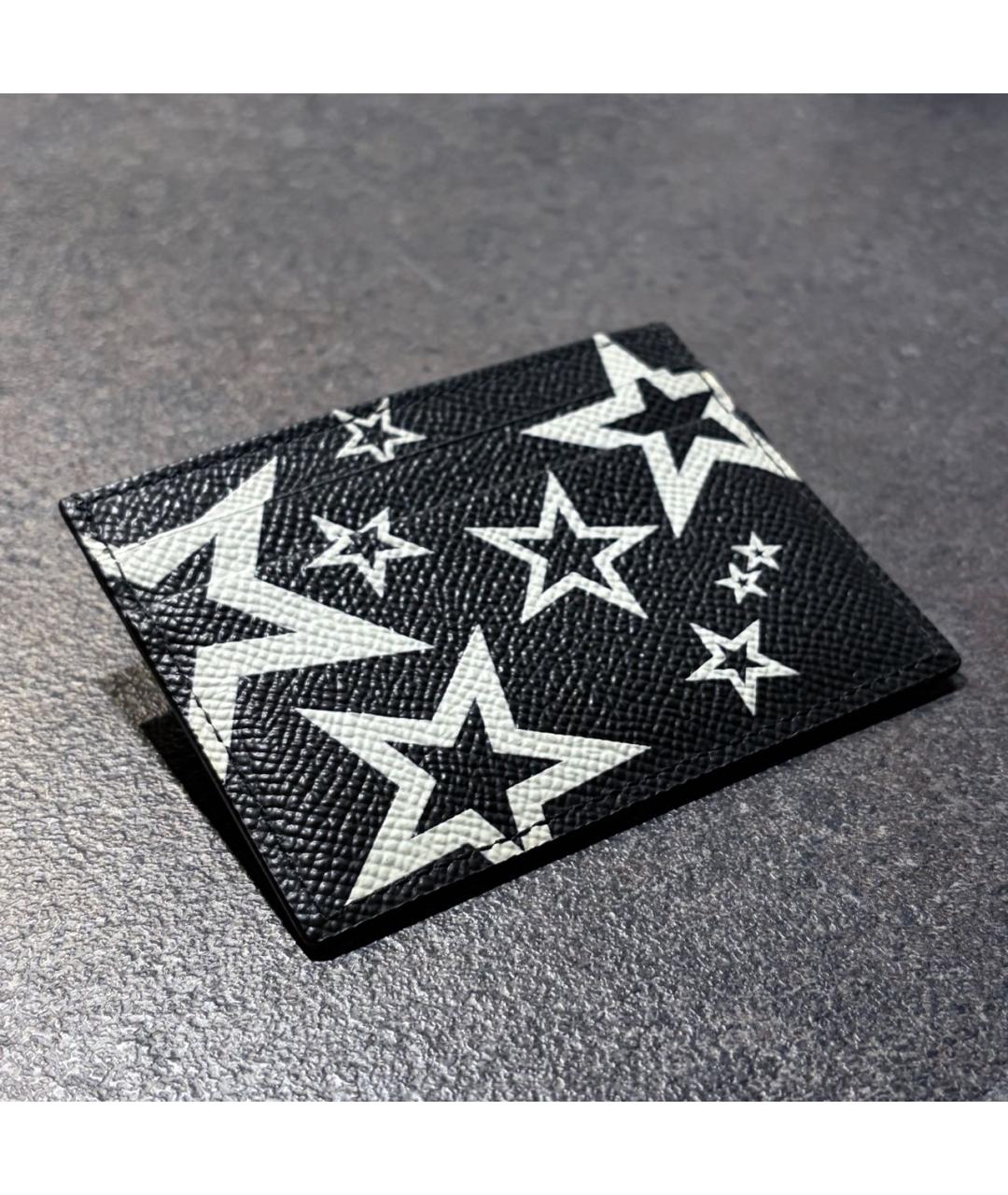 DOLCE&GABBANA Черный кожаный кардхолдер, фото 6