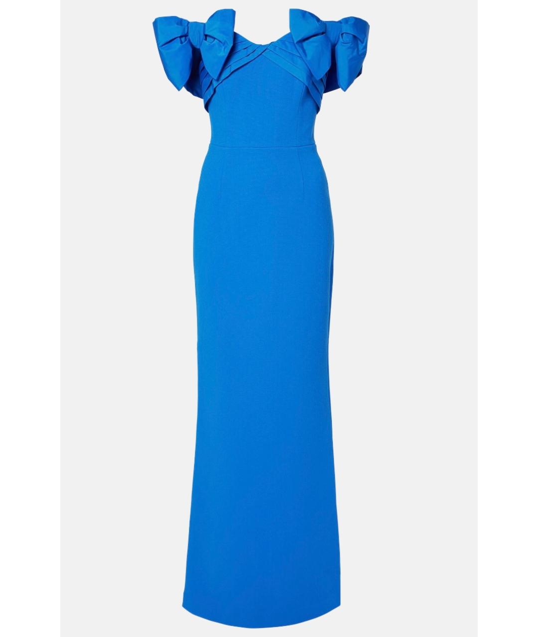 REBECCA VALLANCE Синее полиэстеровое вечернее платье, фото 6