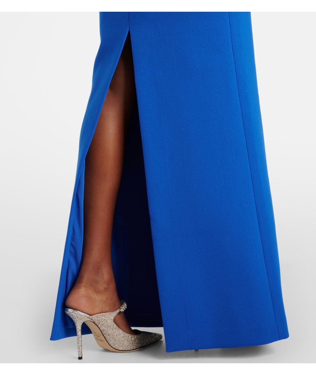 REBECCA VALLANCE Синее полиэстеровое вечернее платье, фото 5