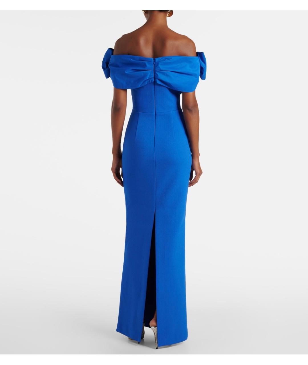 REBECCA VALLANCE Синее полиэстеровое вечернее платье, фото 3