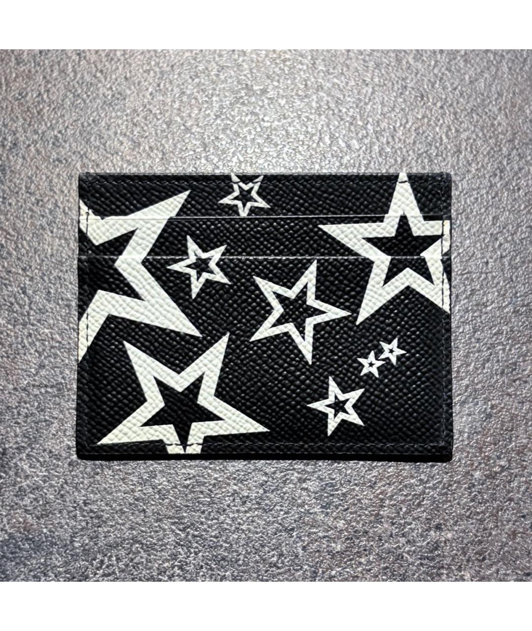 DOLCE&GABBANA Черный кожаный кардхолдер, фото 5