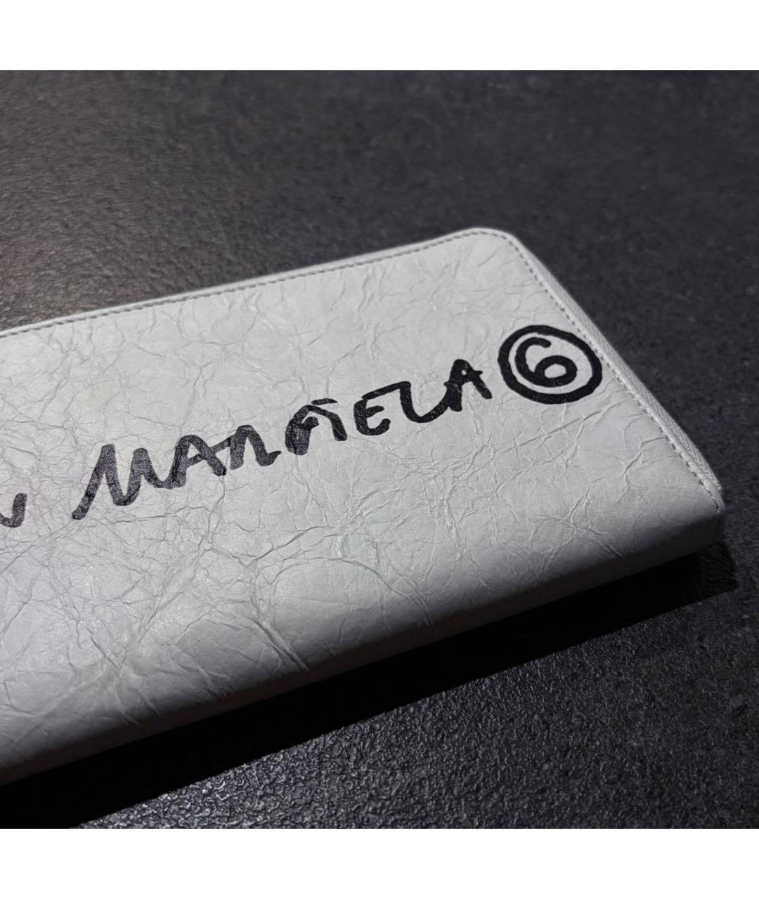 MM6 MAISON MARGIELA Белый кошелек из искусственной кожи, фото 5