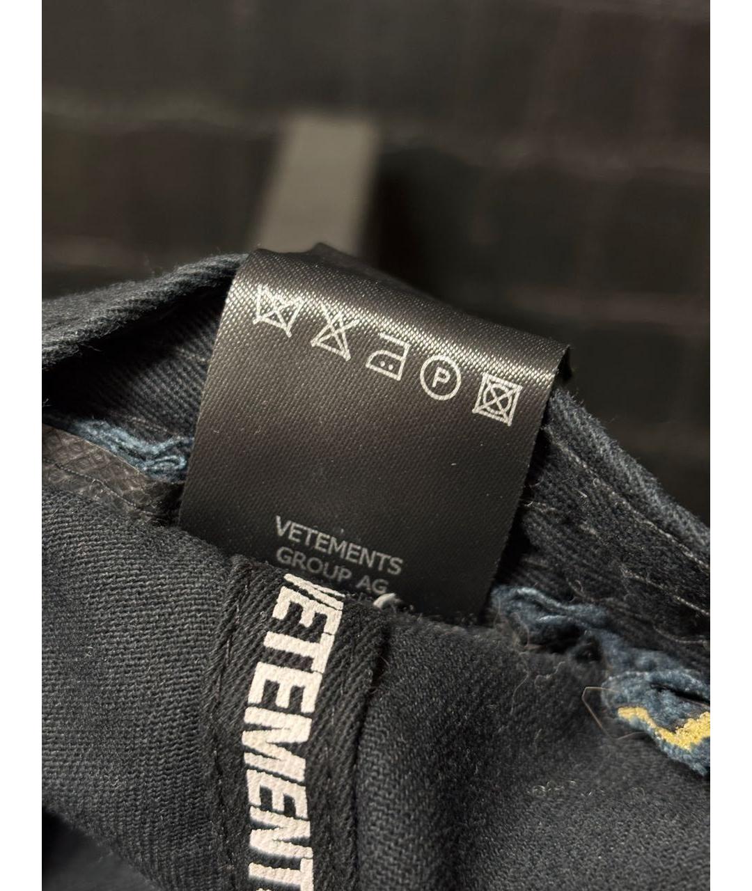 VETEMENTS Черная хлопковая кепка/бейсболка, фото 6