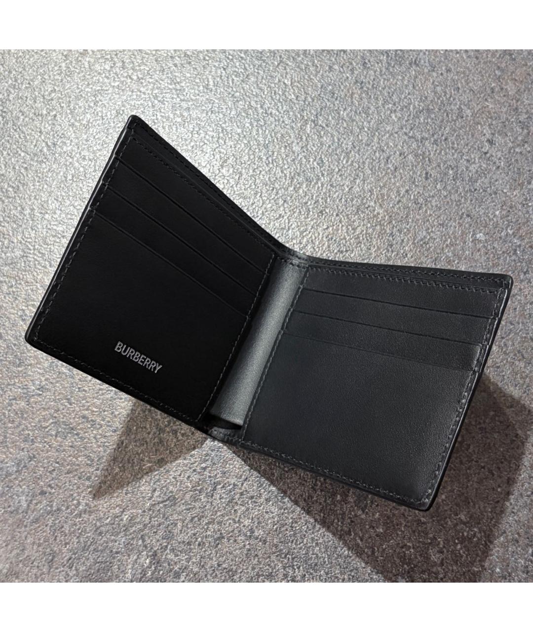 BURBERRY Бежевый кожаный кошелек, фото 5