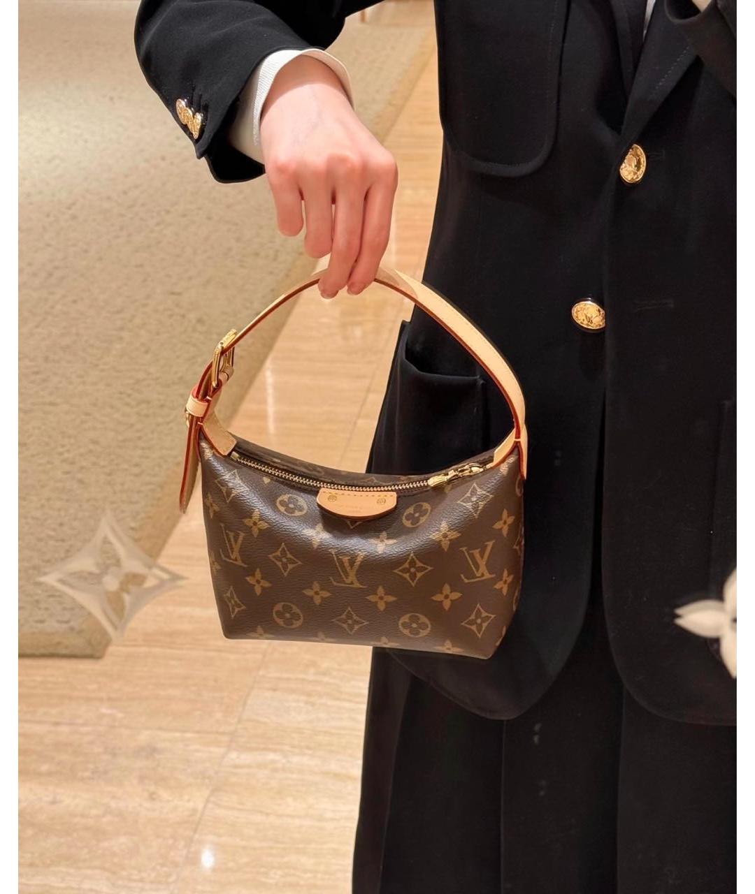 LOUIS VUITTON Коричневая сумка через плечо, фото 5