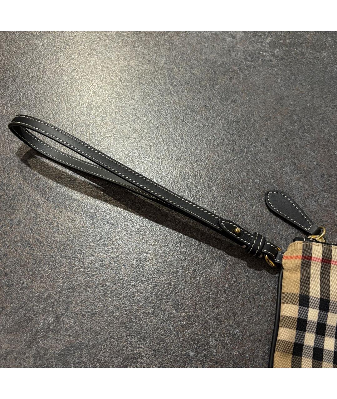 BURBERRY Бежевая барсетка, фото 4