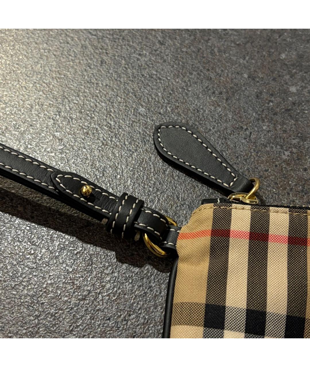 BURBERRY Бежевая барсетка, фото 5