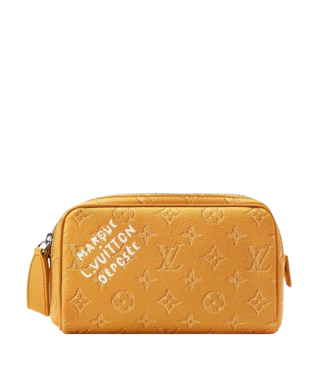 LOUIS VUITTON Оранжевая косметичка, фото 1