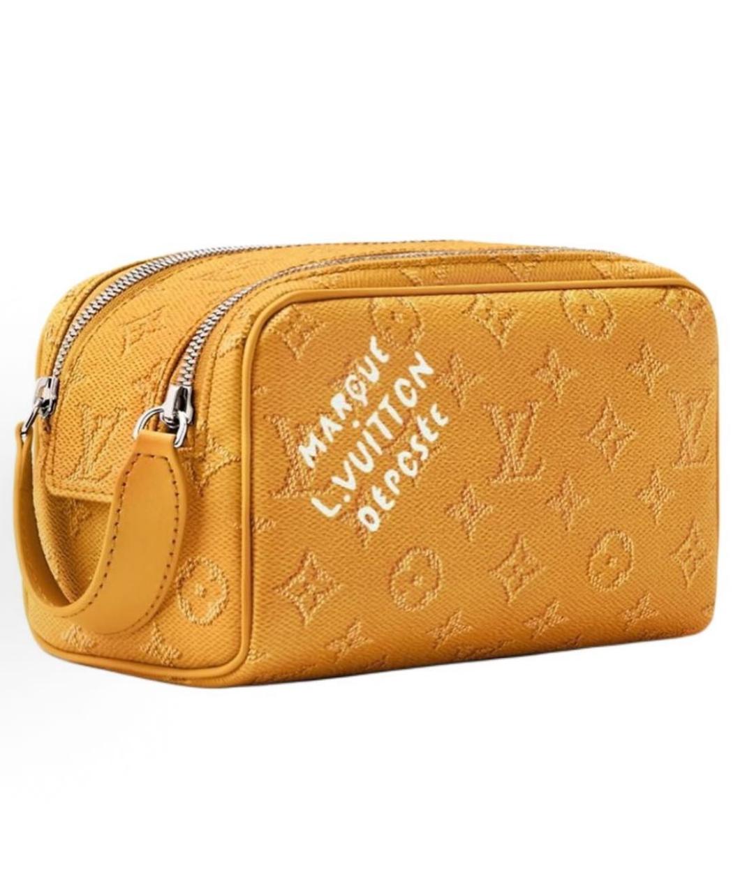 LOUIS VUITTON Оранжевая косметичка, фото 2