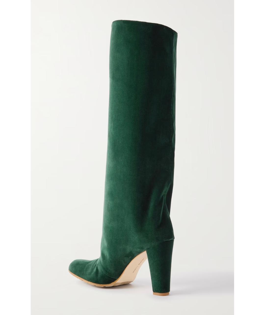 MANOLO BLAHNIK Зеленые сапоги, фото 3