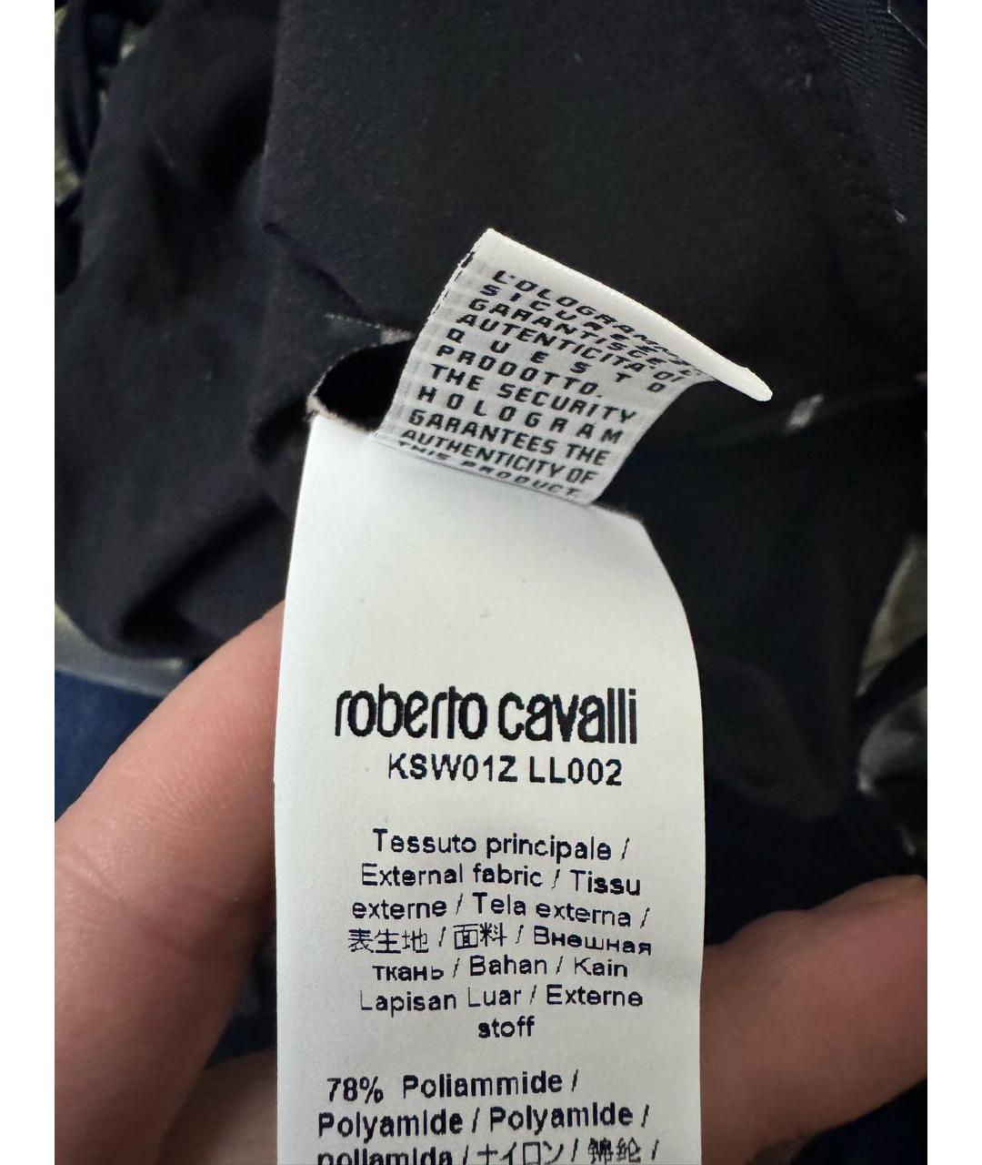 ROBERTO CAVALLI Черный купальник, фото 4