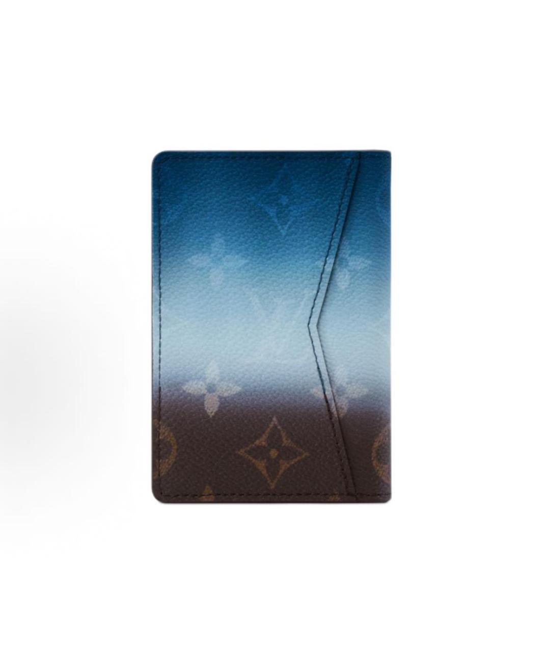 LOUIS VUITTON Синий кардхолдер, фото 3