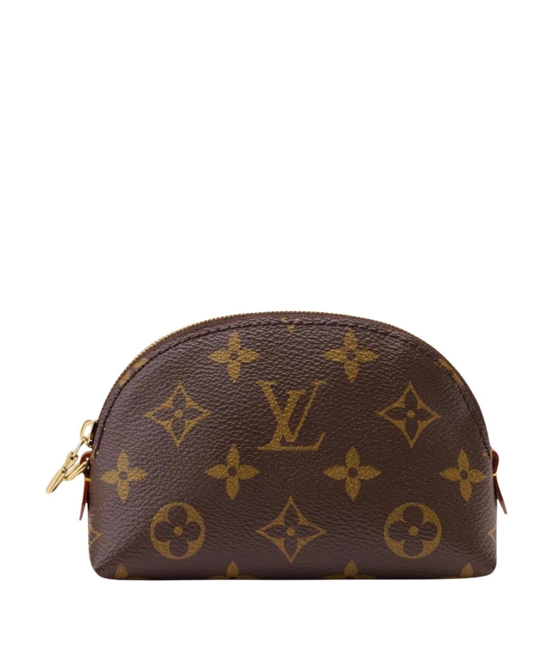 LOUIS VUITTON Коричневая косметичка, фото 1