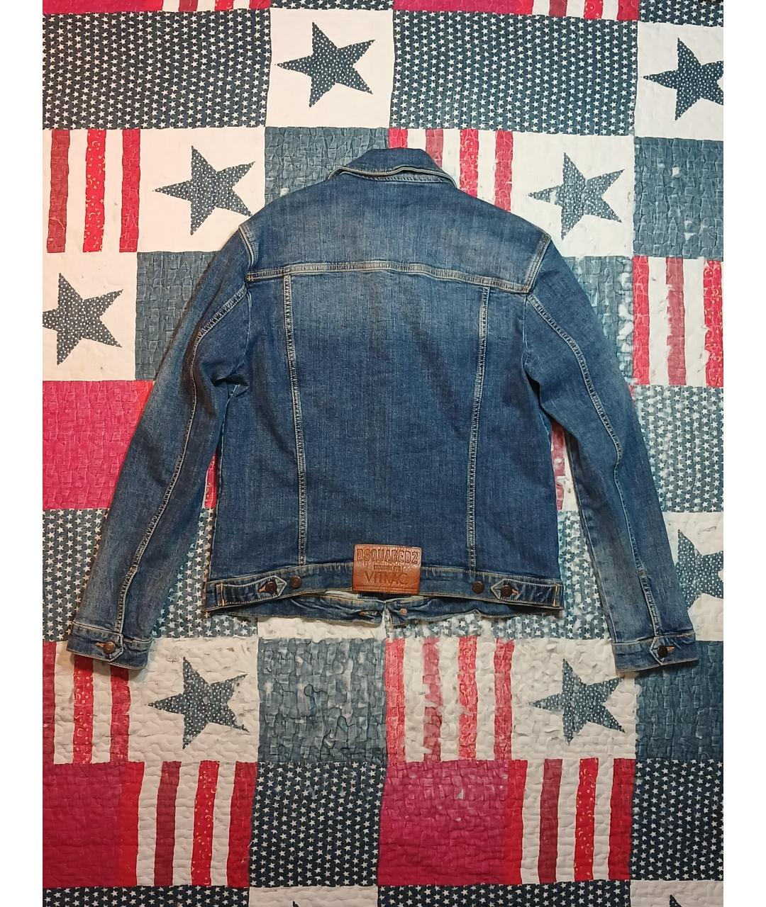 DSQUARED2 Синяя деним куртка, фото 2