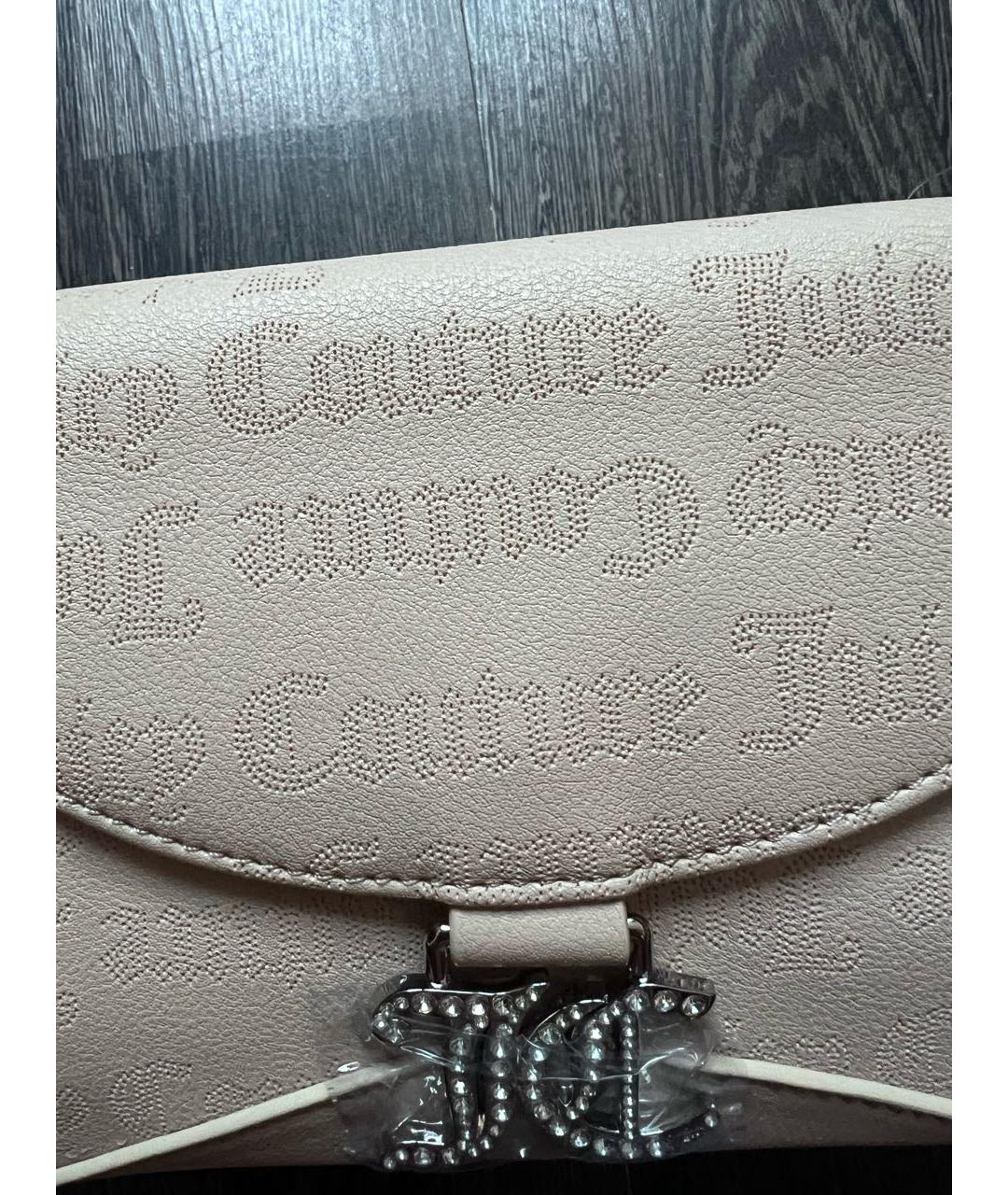 JUICY COUTURE Бежевая сумка через плечо из искусственной кожи, фото 3