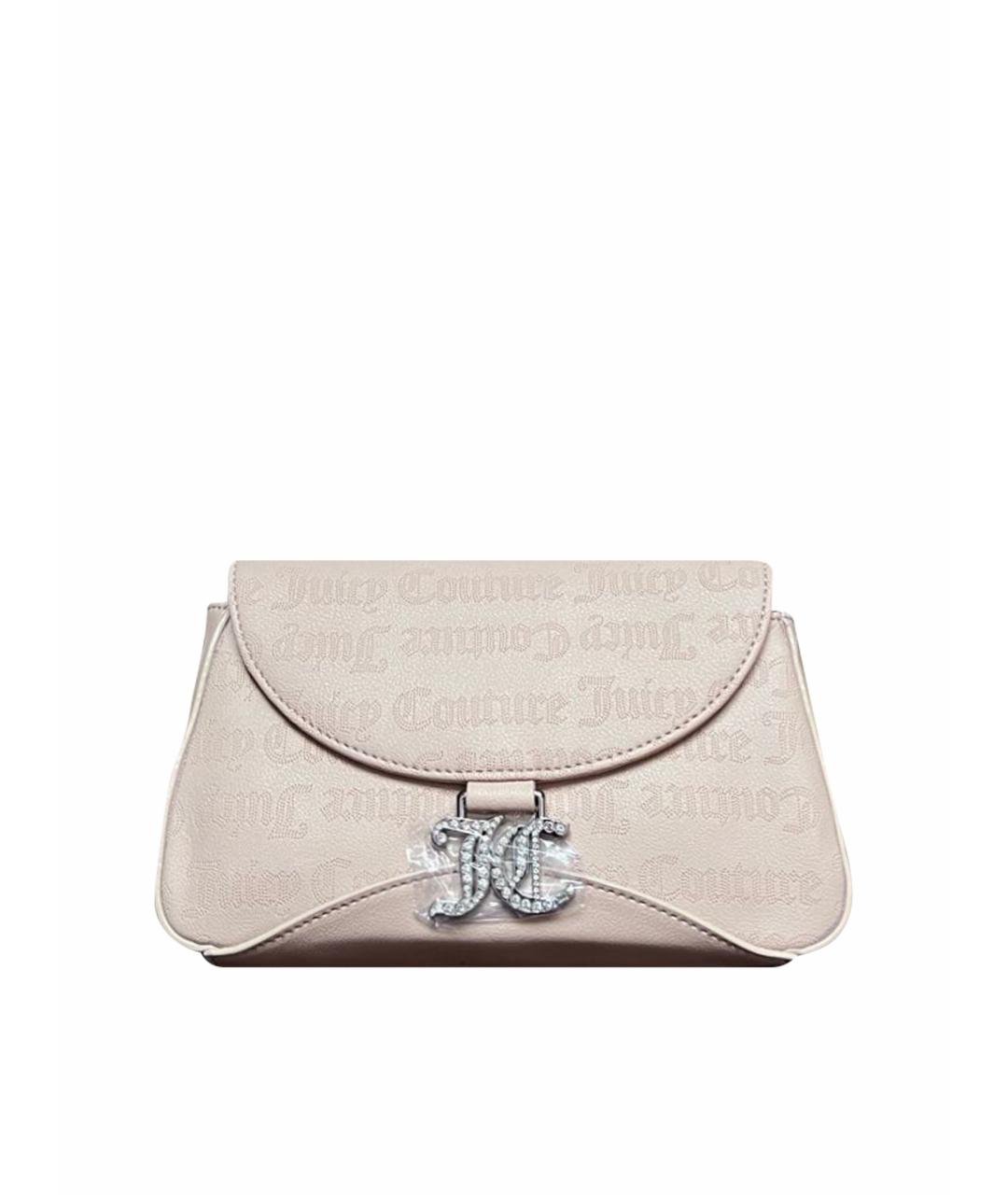 JUICY COUTURE Бежевая сумка через плечо из искусственной кожи, фото 1