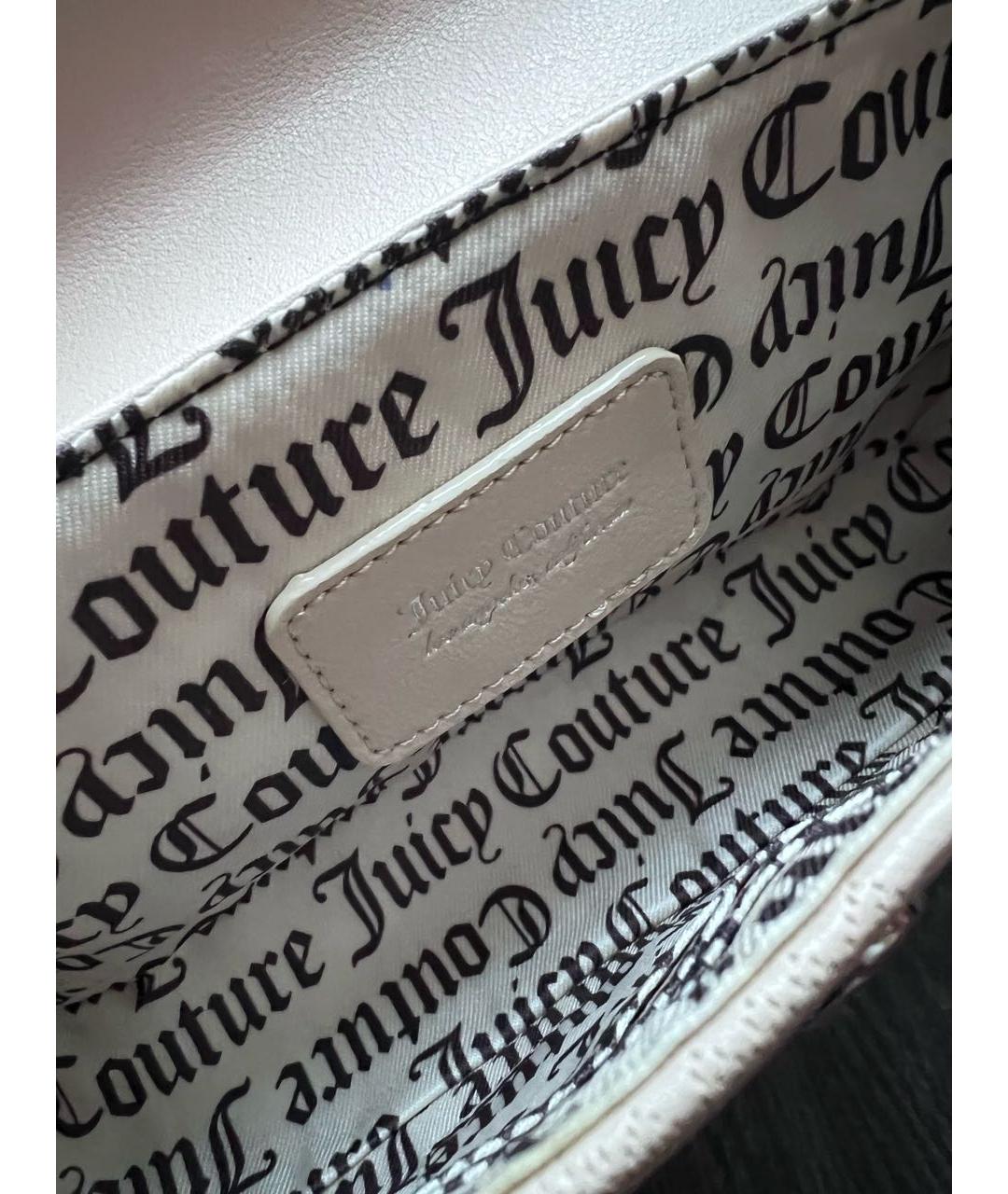 JUICY COUTURE Бежевая сумка через плечо из искусственной кожи, фото 5