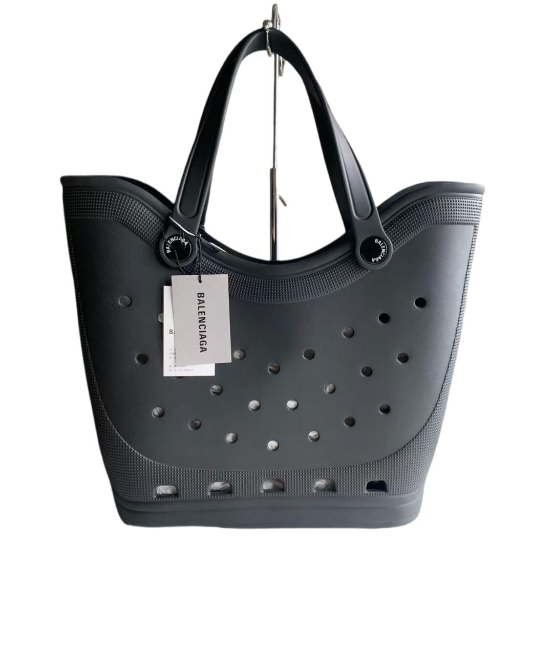 BALENCIAGA Черная сумка тоут, фото 8