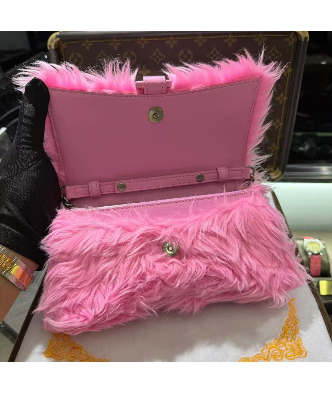 BALENCIAGA Розовая сумка через плечо, фото 2