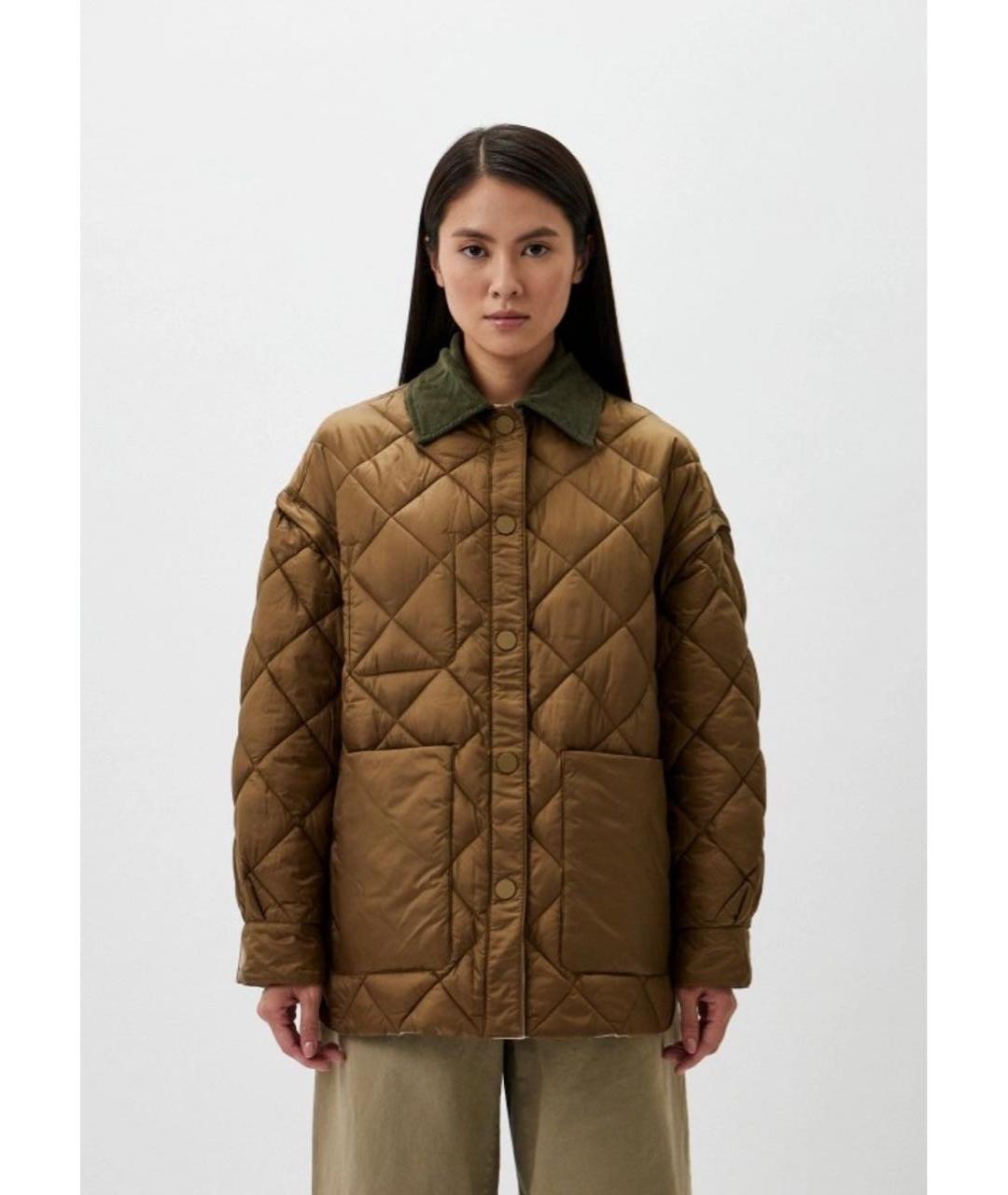 MAX&CO Коричневая полиамидовая куртка, фото 6