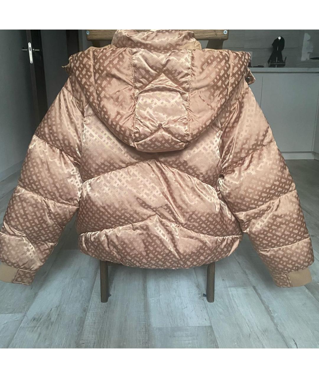 HUGO BOSS Золотая полиэстеровая куртка, фото 2