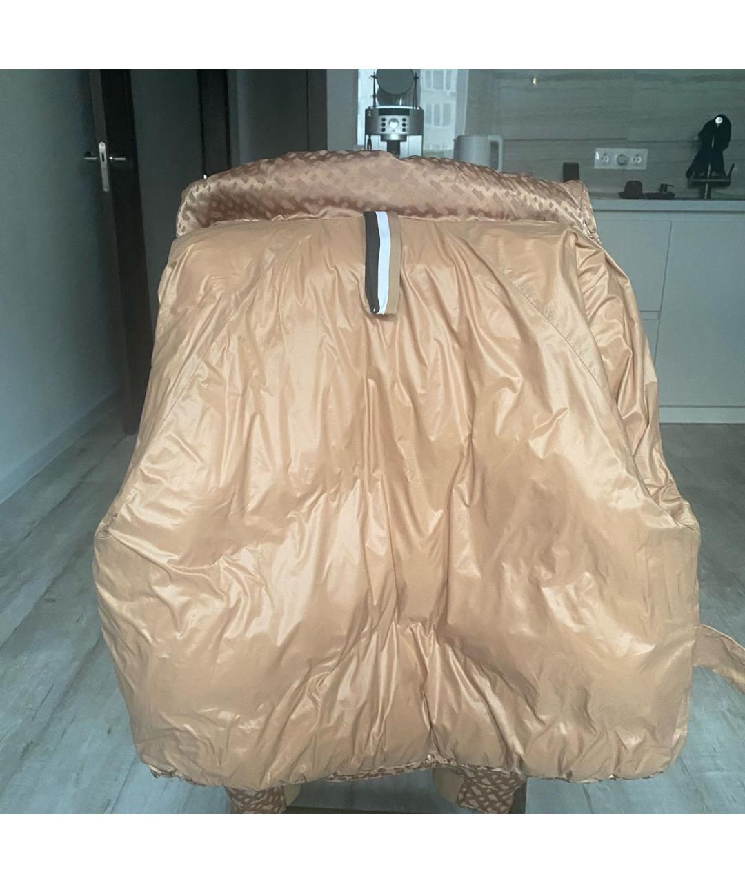 HUGO BOSS Золотая полиэстеровая куртка, фото 6