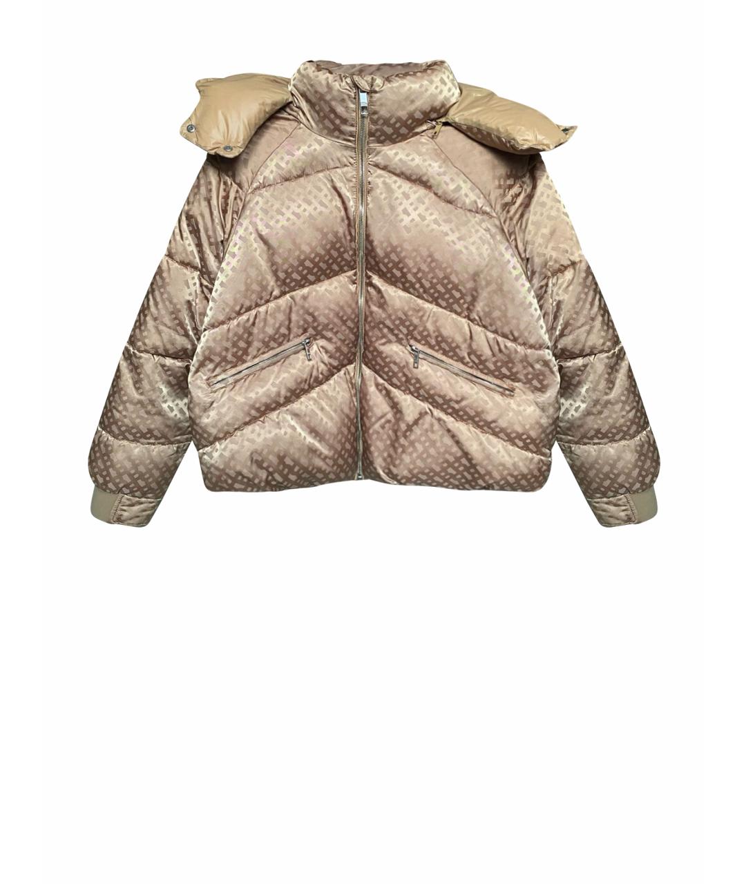 HUGO BOSS Золотая полиэстеровая куртка, фото 1