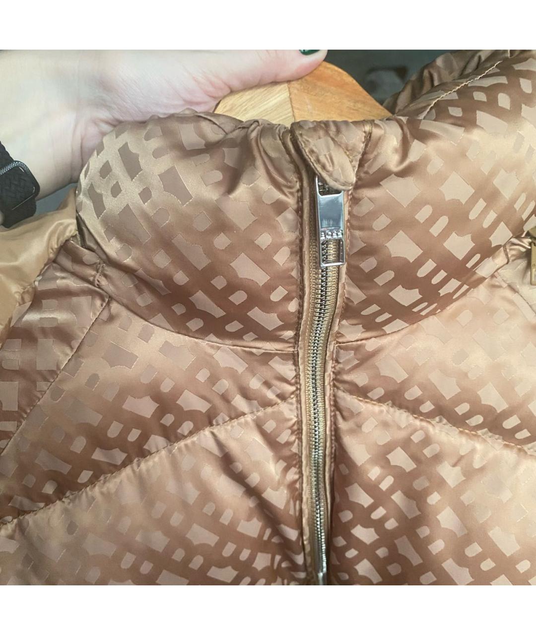 HUGO BOSS Золотая полиэстеровая куртка, фото 4