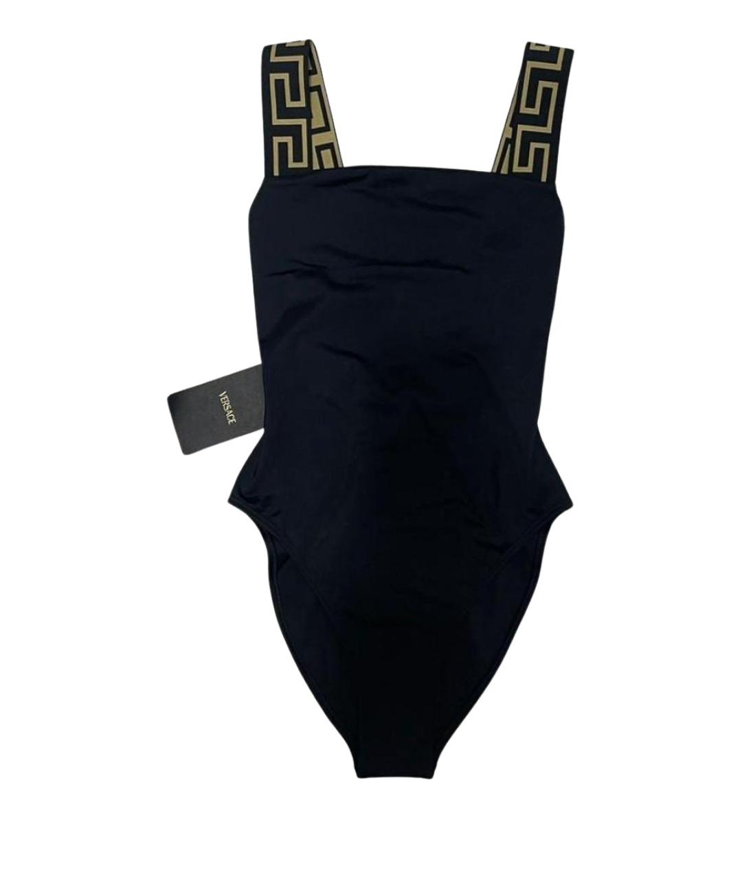 VERSACE Черный синтетический купальник, фото 1