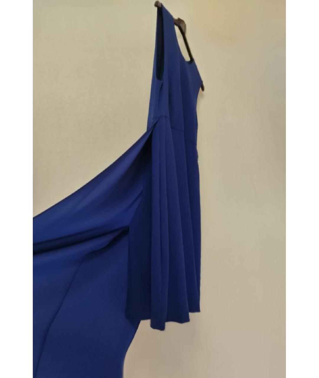 BCBG MAXAZRIA Синее полиэстеровое коктейльное платье, фото 4