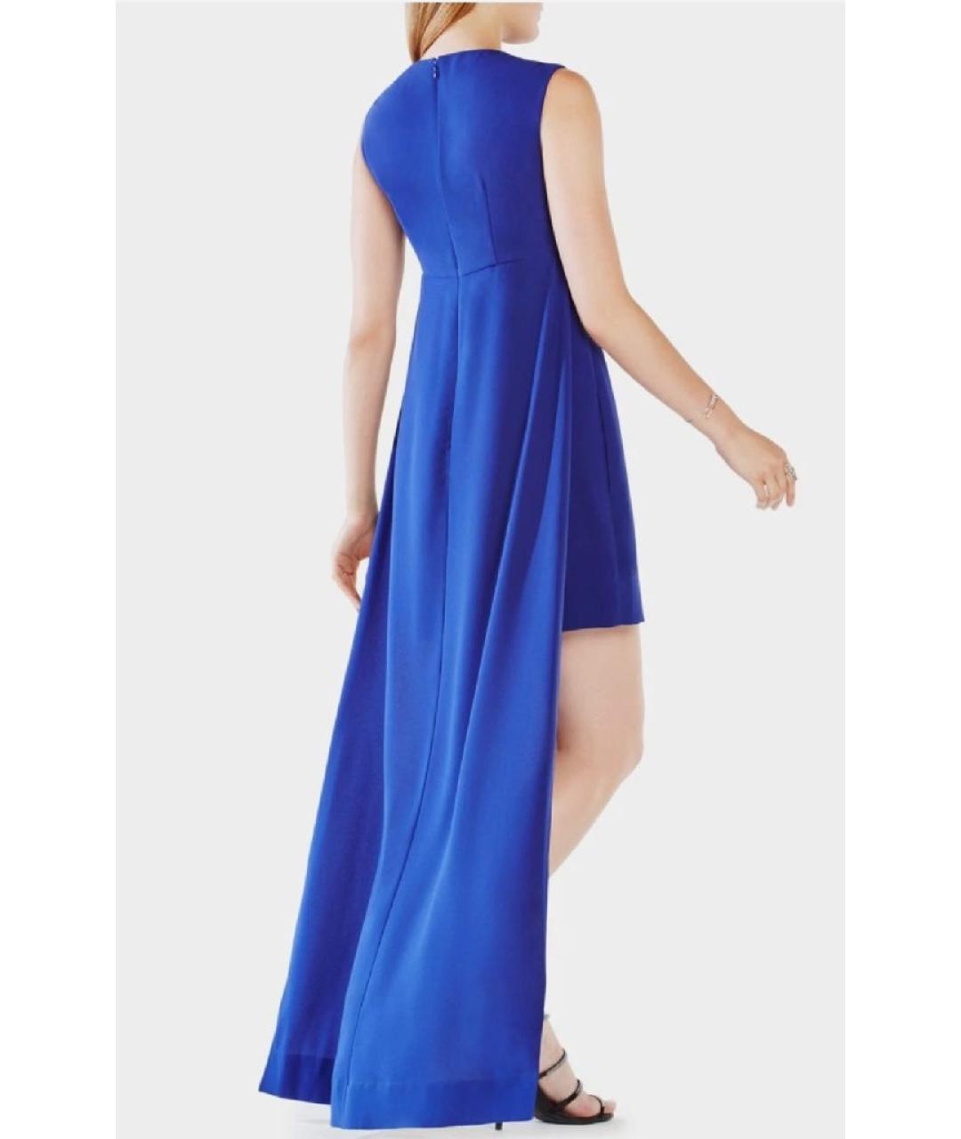 BCBG MAXAZRIA Синее полиэстеровое коктейльное платье, фото 8