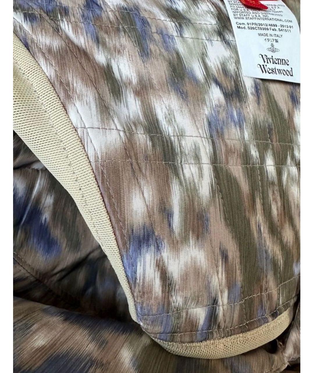 VIVIENNE WESTWOOD Хаки коктейльное платье, фото 7