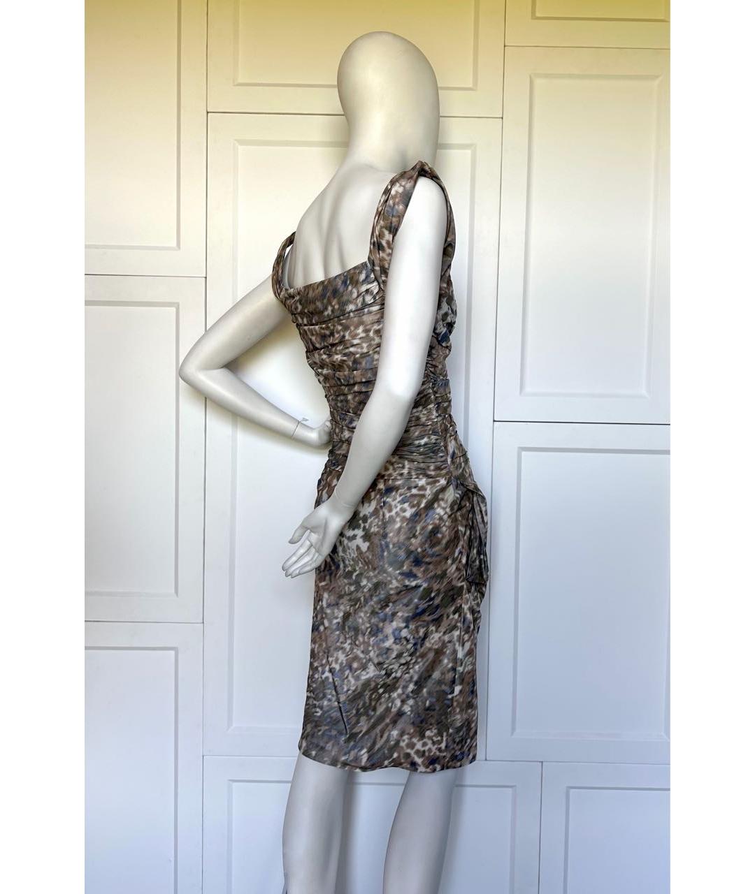 VIVIENNE WESTWOOD Хаки коктейльное платье, фото 8