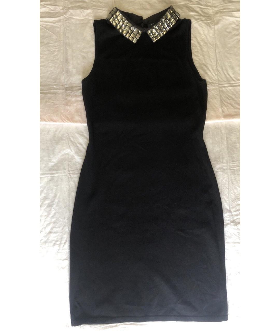 RALPH LAUREN Черное вискозное коктейльное платье, фото 6