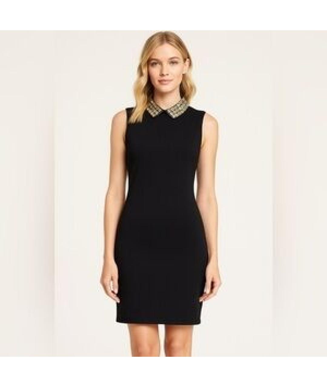 RALPH LAUREN Черное вискозное коктейльное платье, фото 2