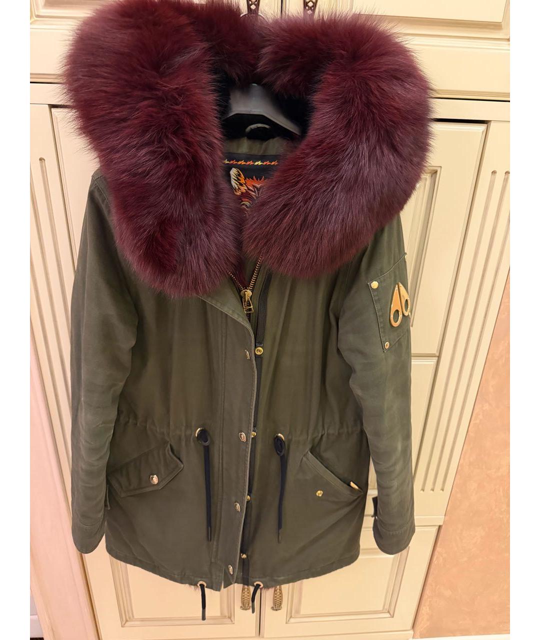 MOOSE KNUCKLES Зеленая хлопковая парка, фото 9