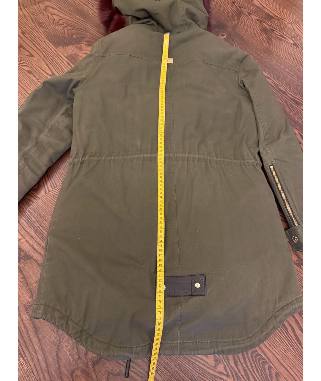 MOOSE KNUCKLES Зеленая хлопковая парка, фото 8