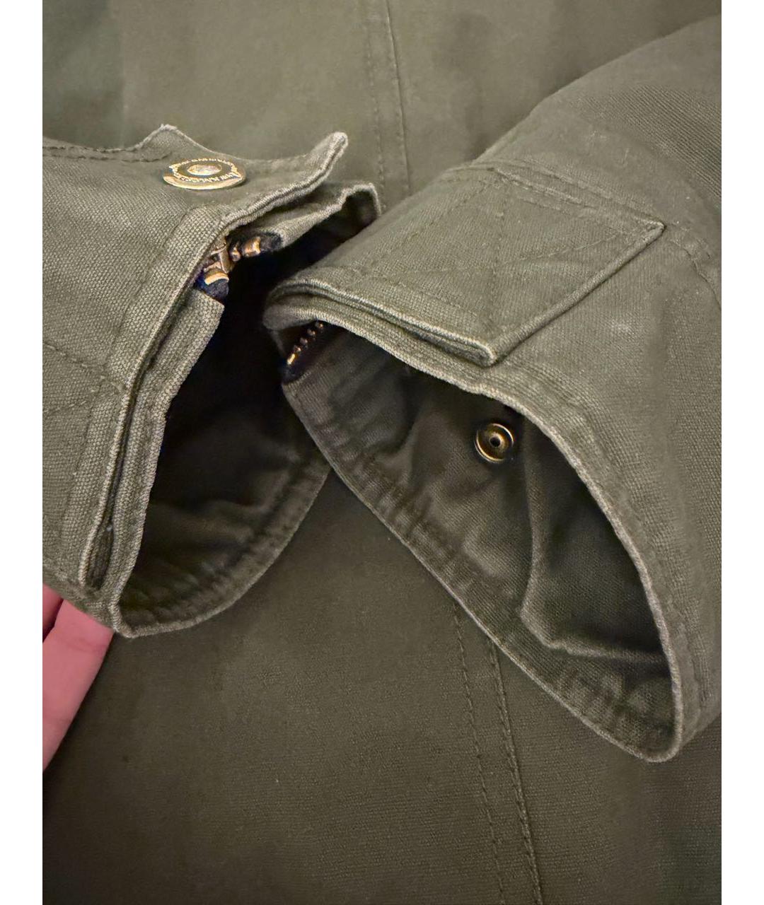 MOOSE KNUCKLES Зеленая хлопковая парка, фото 6