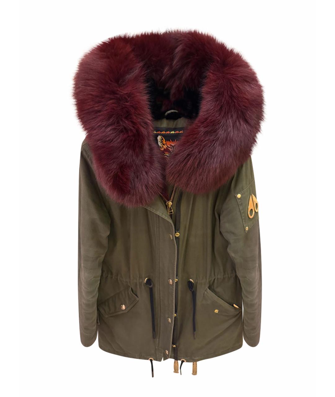 MOOSE KNUCKLES Зеленая хлопковая парка, фото 1